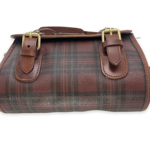 *RARE* Polo Ralph Lauren Red Tartan Mini Crossbody Messenger Bag! - Picture 5 of 17